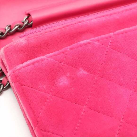 Chanel Boy Velour Chain Wallet Shoulder Bag for Women - Picture 12 of 15